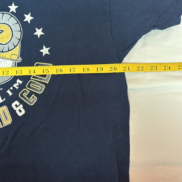 LOS ANGELES RAMS ‘Blue & Gold ‘til I’m dead & cold’ Smack Apparel UNISEX Shirt🏈 - Picture 5 of 6